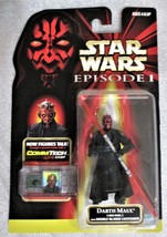 Darth Maul w/double bladed lightsaber w/commtech chip1998 Star Wars - $14.74