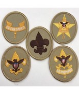 BSA Patch Lot Of 5 Oval Unused Patches Boy Scouts Of America Insignia - £9.80 GBP