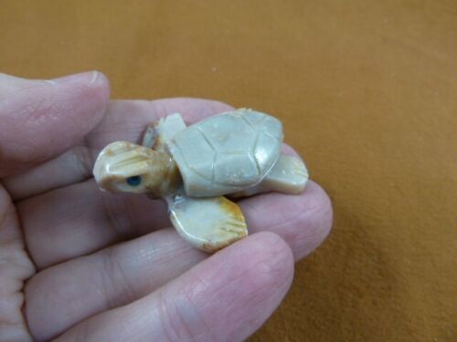 Primary image for (Y-TUR-SET-5) little gray white SEA TURTLE carving stone gemstone SOAPSTONE PERU