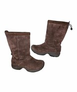 Merrell Boots Womens 7 Primo Chill Massif Chocolate Brown Suede Faux Fur... - $33.87 CAD
