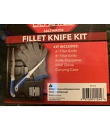 Departed Fillet Kit, 6&quot; and 8&quot;, Glove, Sharpener BRAND NEW - £14.93 GBP