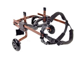 Pets and Wheels Dog Wheelchair - For XXS/XS Size Dog - Color Brown 5-15 Lbs - $169.99