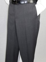 Men's Wool Cashmere Sharkskin Suit Giorgio Cosani Two Button 901 Charcoal Gray image 11