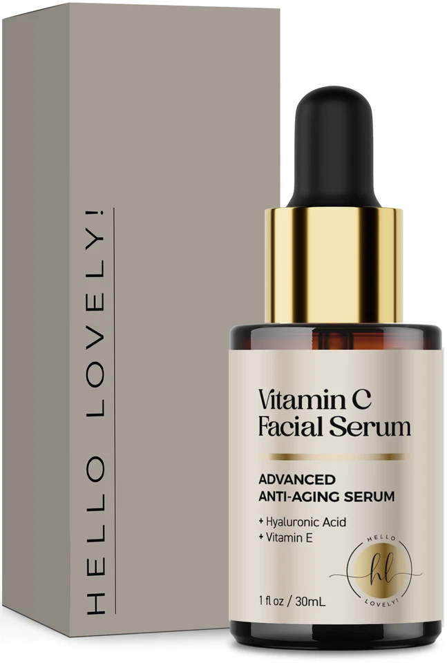 Vitamin C Face Serum, Anti Aging Facial Skin Serum w/ Hyaluronic Acid &amp; ... - $33.32