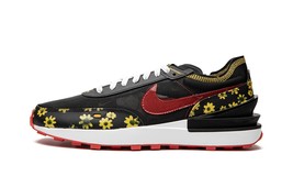 NIB NEW Nike Waffle One Men&#39;s SZ 11 Shoes Black Habanero Red Vivid Sulfu... - $98.99