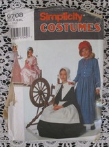 Simplicity 9708 Child&#39;s Puritan, Centennial &amp; 18th and 19th Century Cost... - $5.88