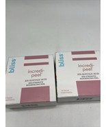(2) BLISS That&#39;s Incredi-Peel Spa-Strength Glycolic Resurfacing 15 Pads ... - $34.17 CAD