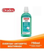 6 X 750ML ORADEX Antisetic Mouthwash Reduce Mouth And Throat Infection  - $87.42