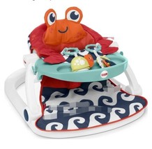 Fisher-Price Portable Baby Chair Sit-Me-Up Floor Seat Snack Tray And Toy... - $42.75