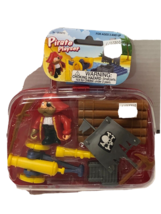 Swashbuckling Captain Pirate with Cannon 9 Pc Playset in Case NEW - $9.90