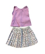 American Girl Double the Sprinkles Doll Patterned Skirt & Lilac Top Set - $26.93 CAD American Girl Double the Sprinkles Doll Patterned Skirt & Lilac Top Set - $26.93 CAD