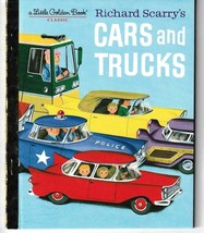 Richard Scarry&#39;s Cars And Trucks Little Golden Book - £4.32 GBP