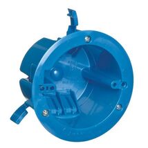 Carlon 18 cu in Round Polycarbonate 1 gang Electrical Ceiling Box Blue B... - $5.95