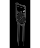 NEW Blue Tees Golf: 6-In-1 Divot Tool/Ball Marker Multi-functional: Black - $24.37 CAD