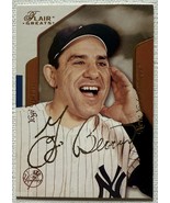 Yogi Berra Autographed Signed 2003 Flair Greats Baseball Card - New York... - €30,36 EUR