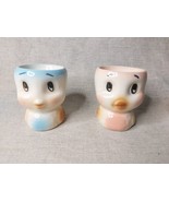 Vintage / Retro Pair Of Cute Chick Egg Cups - $26.64