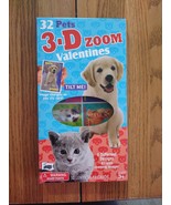 3-D Zoom Valentine&#39;s Pets 32 Lenticular Cards - €22,00 EUR