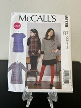 McCall&#39;s Sewing Pattern 6786 Girl&#39;s Pullover Dress Size 3-6 uncut FF - €5,95 EUR