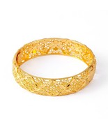 1pcs Gold Color Bracelets Ethiopian Middle East Dubai bangles for Women - £7.43 GBP