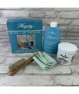 Hagerty Silver Care Package 4 Piece Set Silver Foam Polish Brush Polishi... - $19.94