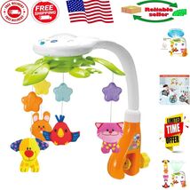 Calming Nursery Projector - Musical Mobile with Stars &amp; Animal Dance for... - $2,027.66 MXN
