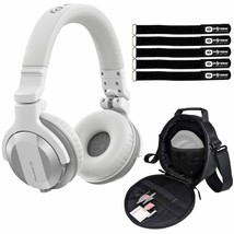 Pioneer HDJ-CUE1BT Bluetooth Wireless DJ Headphones in Matte White w Car... - $181.99