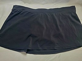 Jaclyn Smith Women&#39;s Size 16 Bathing Suit Bottom With Swim Skirt Black - £21.62 GBP