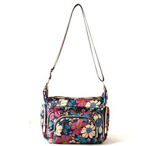 Canvas Crossbody Bags Women Messenger Bags Floral Printing Small Shoulder Bag Su - £20.21 GBP