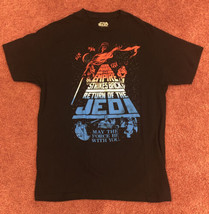 Mens Size Large Black Star Wars “Empire Strikes Back/Return Of Jedi” TShirt Nice - £13.42 GBP
