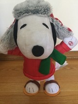 GEMMY 11” ANIMATED SIDE STEPPER SNOOPY DANCES TO THE SONG “CHRISTMAS IS ... - $29.67