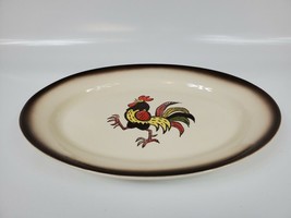 Poppytrail by Metlox Preowned Rooster Dinner Tray. 13.5&quot; Very nice. - £20.11 GBP