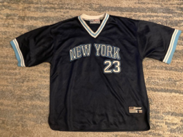 Blue 212 NYC Sewn Baseball Polyester Jersey #23 Fits Men 2 XL Sport Coll... - $12.00