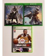 XBOX ONE- Destiny- Titanfall 2 -XBOX 360 NBA LIVE - Lot 3 . - £10.21 GBP