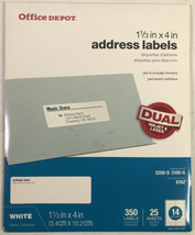 Office Depot Address Labels - £7.31 GBP