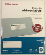 Office Depot Address Labels - $185.88 MXN