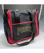 Pittsburgh Pirates Black Canvas Duffel Gym Bag Sports School 14&quot;x12&quot; - $33.85 CAD