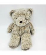 20&quot; Vintage Rare Animal Toy Bear Gray Brown Korea Plush Stuffed Animal B304 - $29.99