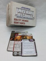 (3) Star Wars Imperial Assault Boba Fett Villain Pack Cards + Sheet - $9.89