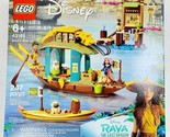 New! LEGO 43185 DISNEY Raya Boun&#39;s Boat Sisu Boun Dyan Pan Uka PRINCESS - £44.64 GBP