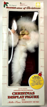 Telco Vintage Motion-ettes Father Christmas Santa Figure Rare Works 80s Decor - £39.22 GBP