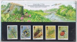 United Kingdom UK Stamps Insects Presentation Pack 1986 - $2.96
