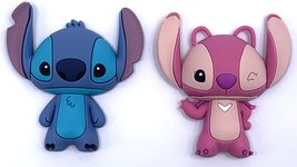 Disney Stitch 3D Foam Magnet Set - Stitch &amp; Angel Magnets - Magnet for R... - £13.53 GBP