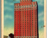 Claridge Hotel Atlantic City New Jersey NJ Linen Postcard I5 - $2.92