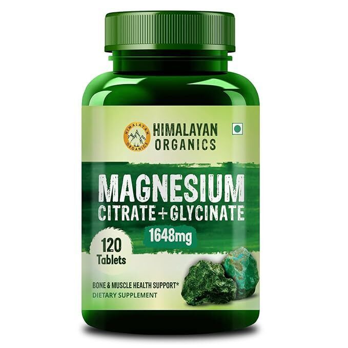 Himalayan Organics Magnesium Citrate  Glycinate Oxide Complex 1648 mg 120 cap