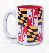Maryland Flag Coffee Soup Mug NEW Fast Free Ship - $24.95