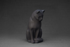Neko Pet Urn for Ashes - Gray Matte | Ceramic | Handmade - £207.79 GBP+