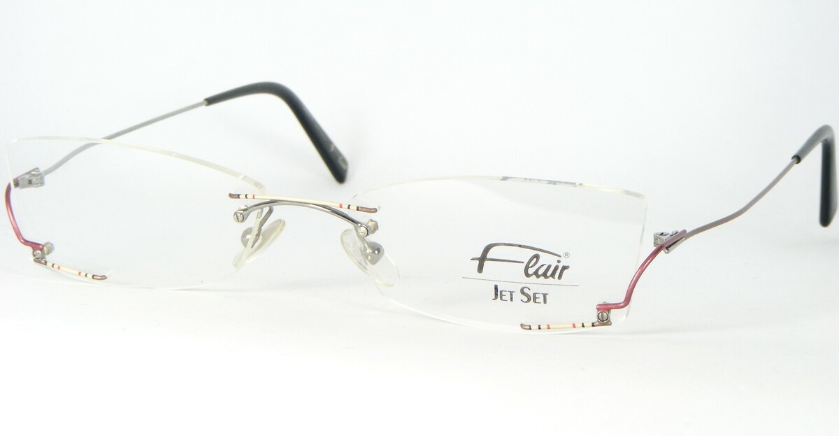 Flair Jet Set 689 408 Rose/Beige / Silber / Andere Bunt Brille 52-15-135 - $195.02