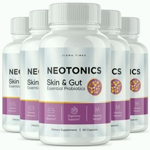 (5 Pack) Neotonics Skin &amp; Gut, Neotonics Skin Gut Probiotics, Neptonics Reviews - £94.14 GBP