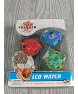 Bakugan Kids&#39;  LCD Watch with Interchangeable Red/Blue/Green Tops - £7.81 GBP