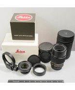 Leica 100mm APO 2.8 Macro Elmarit R Rom Lens with 1:1 Elpro 16545 &amp; Trip... - £3,377.82 GBP
